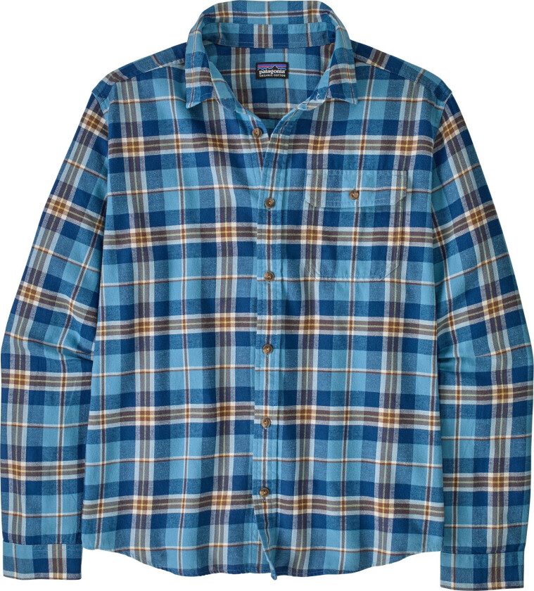 Men's Long-Sleeved Lightweight Fjord Flannel Shirt Prime: Shore Blue