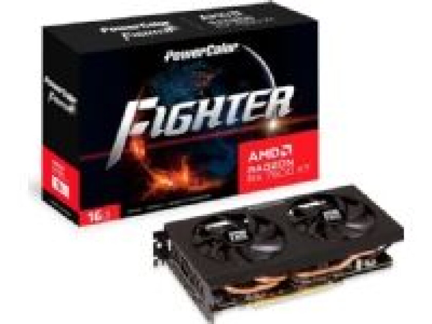 Radeon RX 7600 XT Fighter - 16GB GDDR6 RAM - Grafikkort