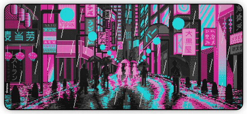 Retro Tokyo Rosa &teal Xxxl Musematte