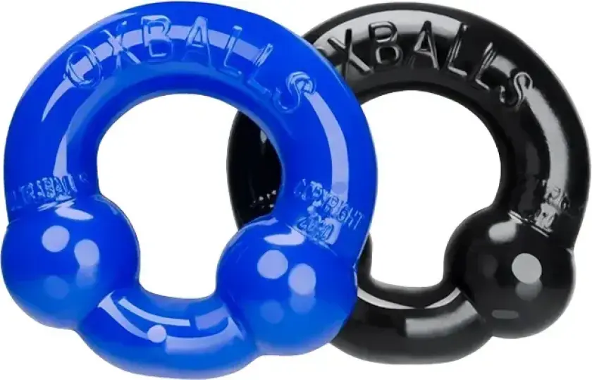 Ultraballs Cock Rings Black & Blue