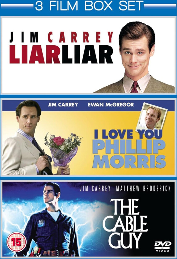 Jim Carrey: I Love You Phillip Morris / Liar Liar / The Cable Guy DVD