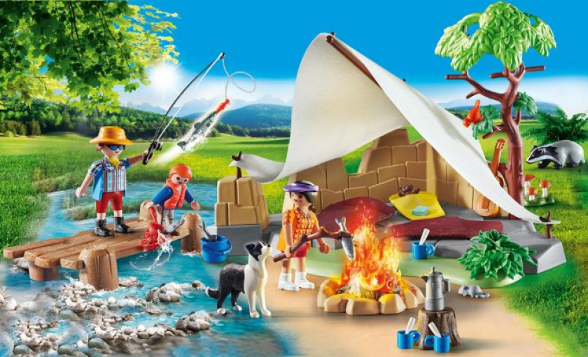 Playmobil Familie På Campingtur Playmobil  Family Moro 70743