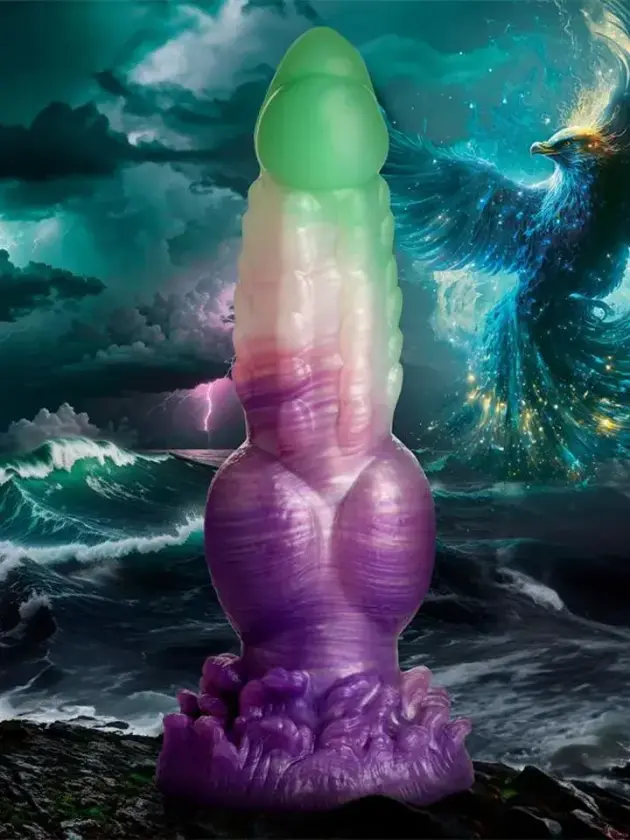 Creature Cocks Aqua Phoenix Silicone Dildo 22 cm
