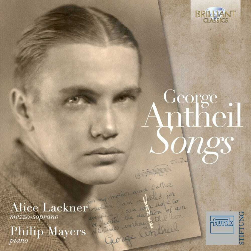 Alice Lackner, Philip Mayers, George Antheil Antheil: Songs CD