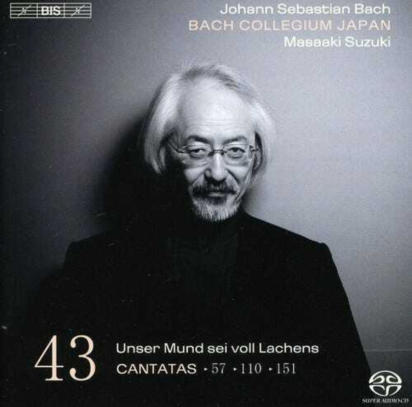 Bach Collegium Japan, Gerd T Rk, Gerd Türk, Hana Blazikov, Hana Blaziková, Peter Kooij, Robin Blaze, Bach Collegium Japan Orchestra Cantatas 43 CD