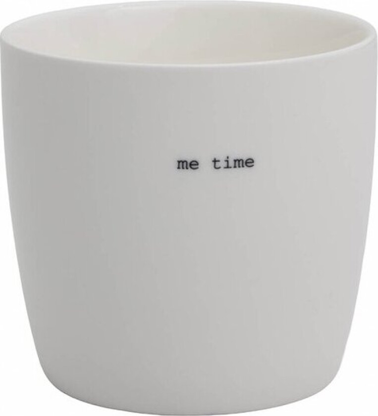 Krus Me time 30 cl hvit