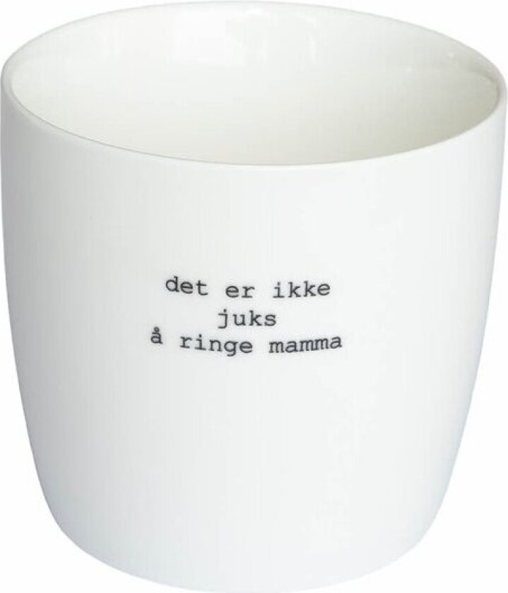 Krus Ikke juks å ringe mamma 30 cl hvit