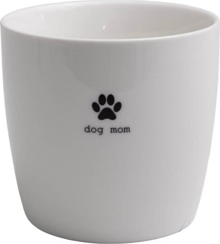 Krus Dog mom 30 cl hvit