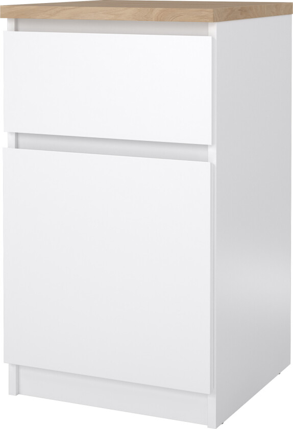 TVILUM Naia Nattbord 1 dør + 1 skuff - Pakke