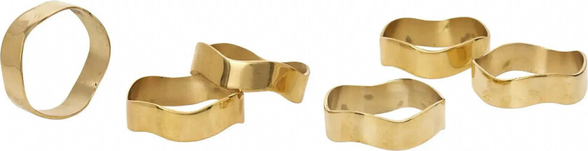 Zina Napkin Ring - Gold - H 0.5CM