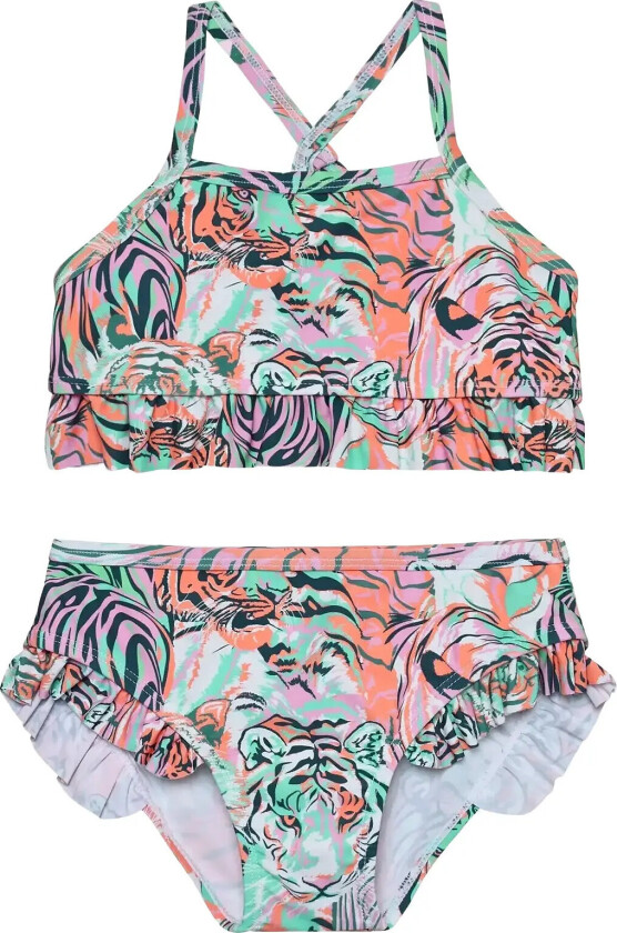 Bikini W. Frills, Aop - Multi/patterned - 116