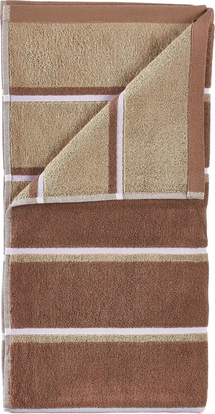 Håndklæde Sauna 50X100 Terracotta/Camel/Lupine - Red - 100X50X0.5CM x 100