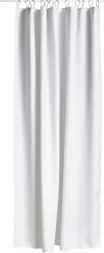 Badeforhæng Lux 180X220 White - White - 220X180X0.5CM x 220