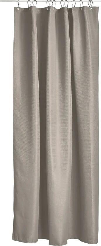 Badeforhæng Lux 180X200 Taupe - Brown - 200X180X0.5CM x 200