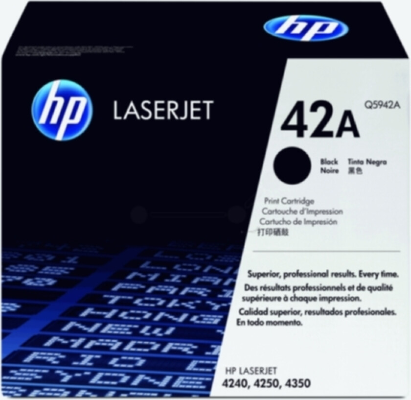 Hp Toner Svart 10k - Q5942a