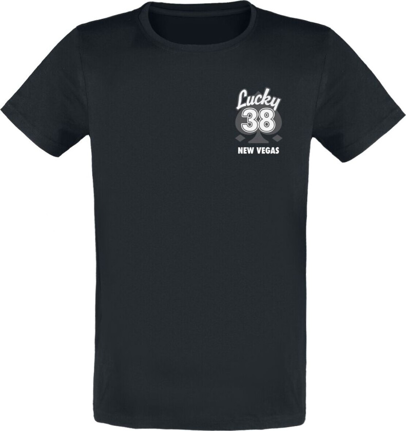 gaming T-skjorte - Lucky New Vegas - S til XXL - Unisex - svart