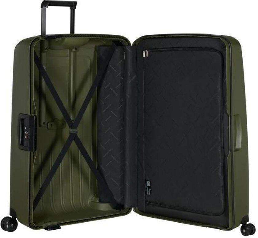S'Cure hard ekstra stor koffert 81 cm/138L Olive