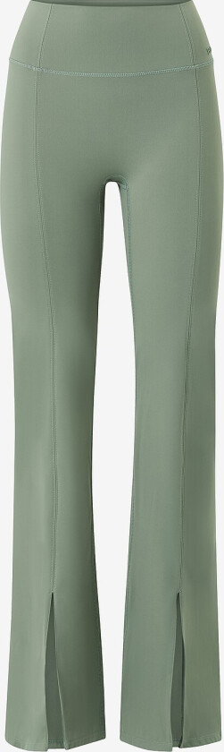 Treningstights Studio Flared Slit Tights - Grønn