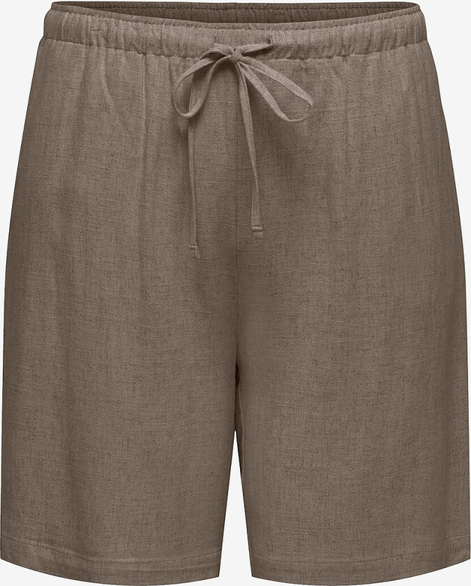 Shorts carSiesta MW Pull-up Lin BL Shorts - Grå