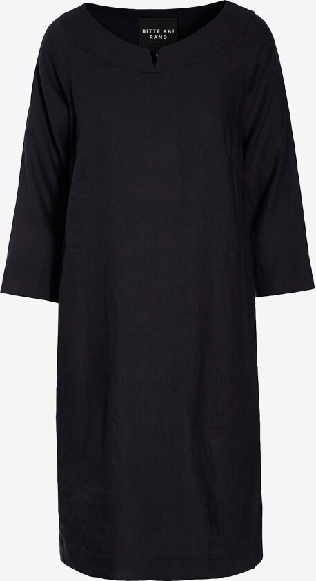 Kjole i lin Lazy Linen - Svart