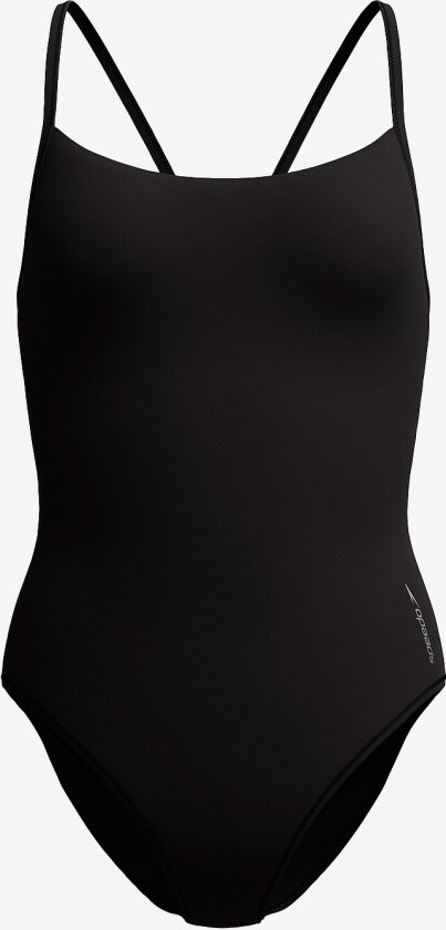 Badedrakt Solid Racerback One Piece - Svart
