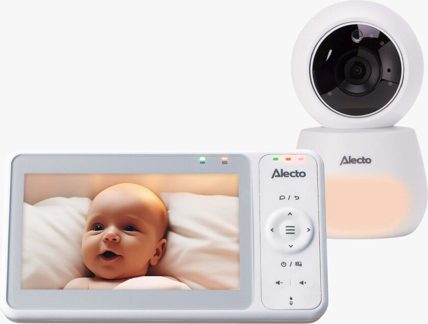 Alecto DVM2050 Babycall, Hvit - Babycalls - Plast