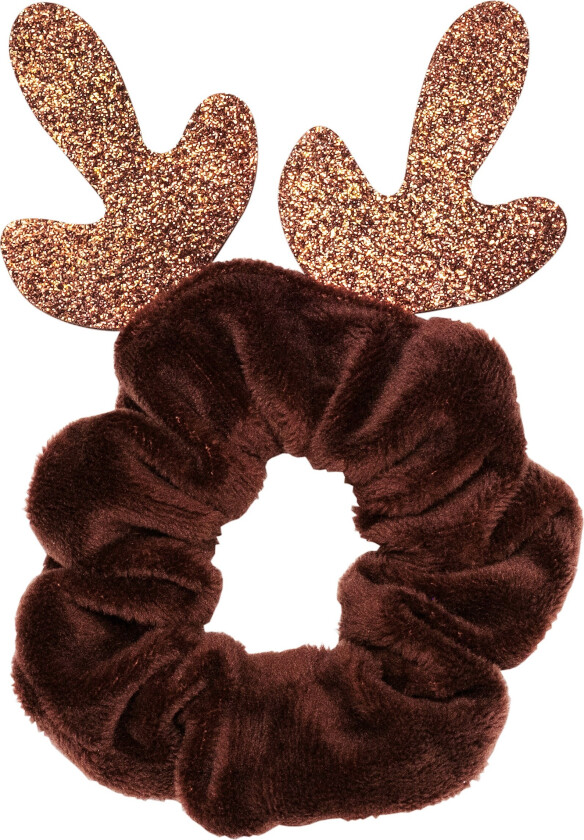 Scrunchie Reindeer Brown