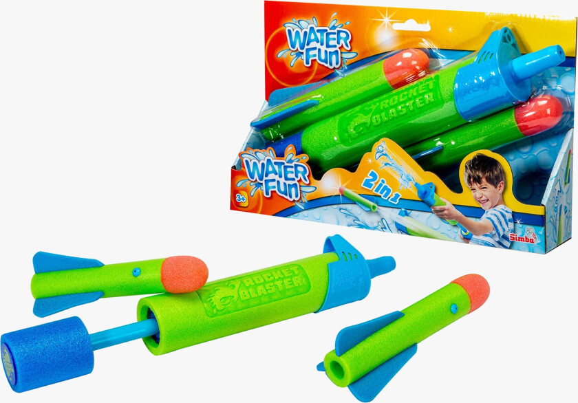 Bilde av Water Fun 2-i-1 Vannrakett med 2 Raketter - Vannpistoler - Plast