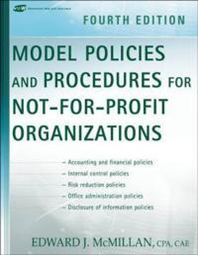 Model Policies and Procedures for Not-For-Profit Organizations