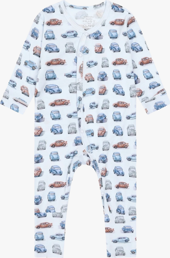 Mulle Retro Cars Nightwear - Blå - Barn - Body