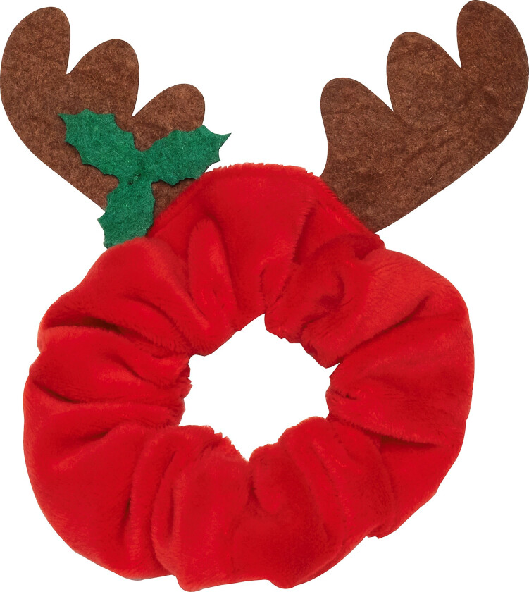 Scrunchie Reindeer Red