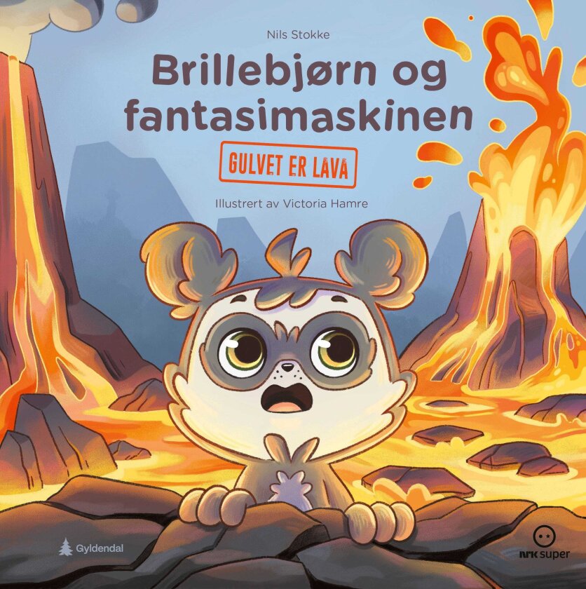 Gulvet er lava i vulkanen