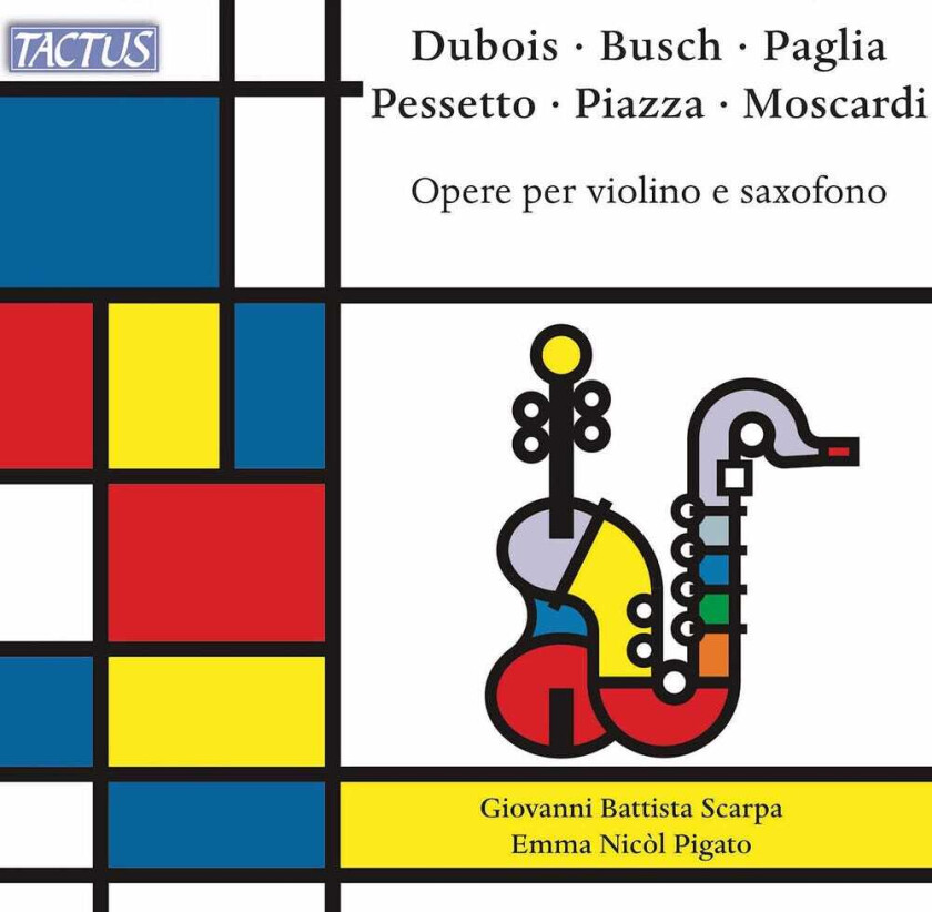 Giovanni Battista Scarpa, Emma Nicol Pigato Works for Violin and Saxophone CD