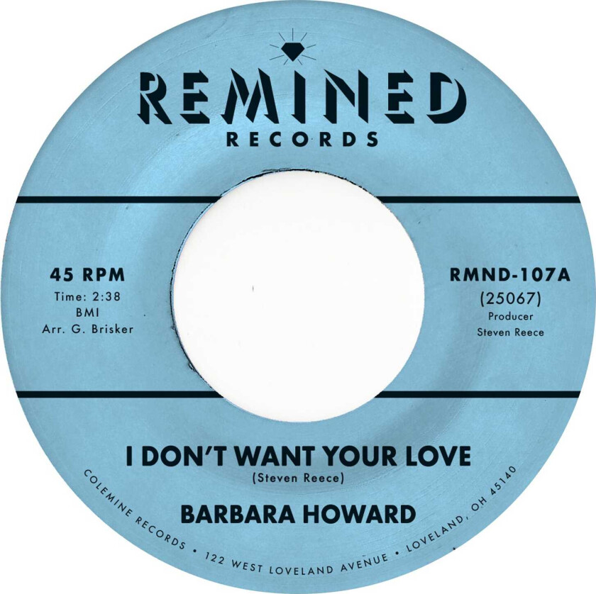 Barbara Howard I Don't Want Your Love LP/Vinyl