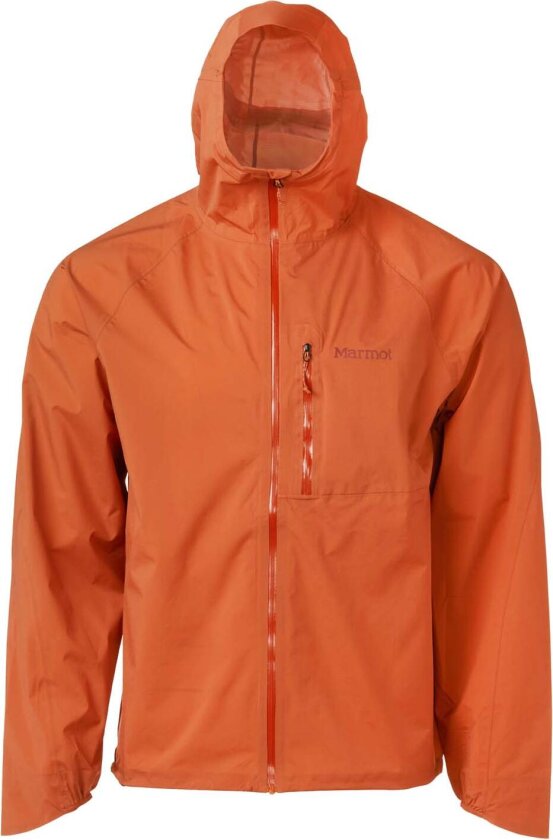 Men's Superalloy Bio Rain Jacket Brown S, Brown