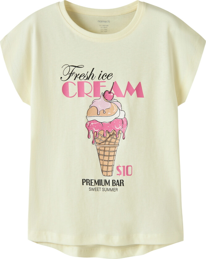 T-skjorte - NkfViolet - Pear Sorbet/Summer - - 9-10 år (134-140) - T-skjorte