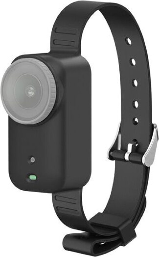 Silikonbånd / kjæledyrhalsbånd Puluz for DJI Osmo Nano (svart)