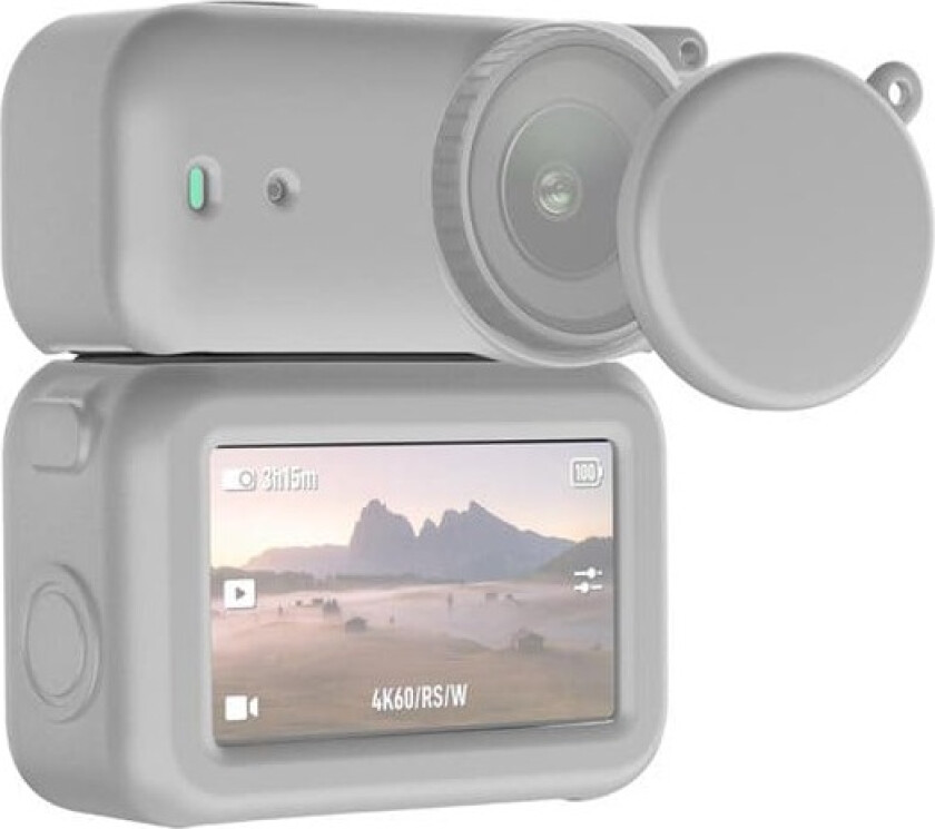 Silikon beskyttende euti Puluz for DJI Osmo Nano (grå)