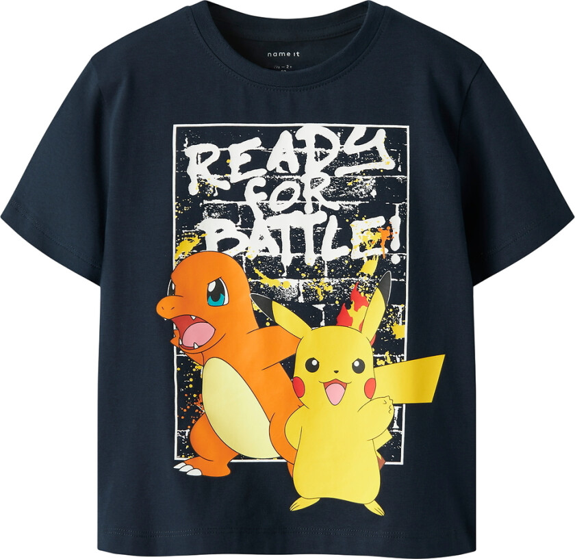 T-skjorte - NmmMihat - Pokémon - Navy Blazer - - 2 år (92) - T-skjorte
