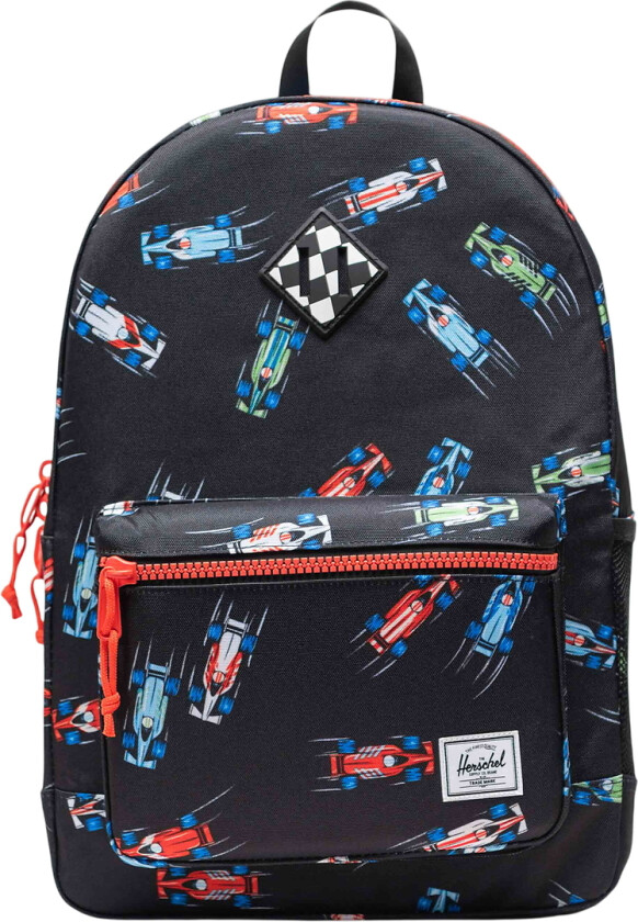 Ryggsekk - Heritage Ungdom Backpack - Race Cars - - OneSize - Ryggsekk