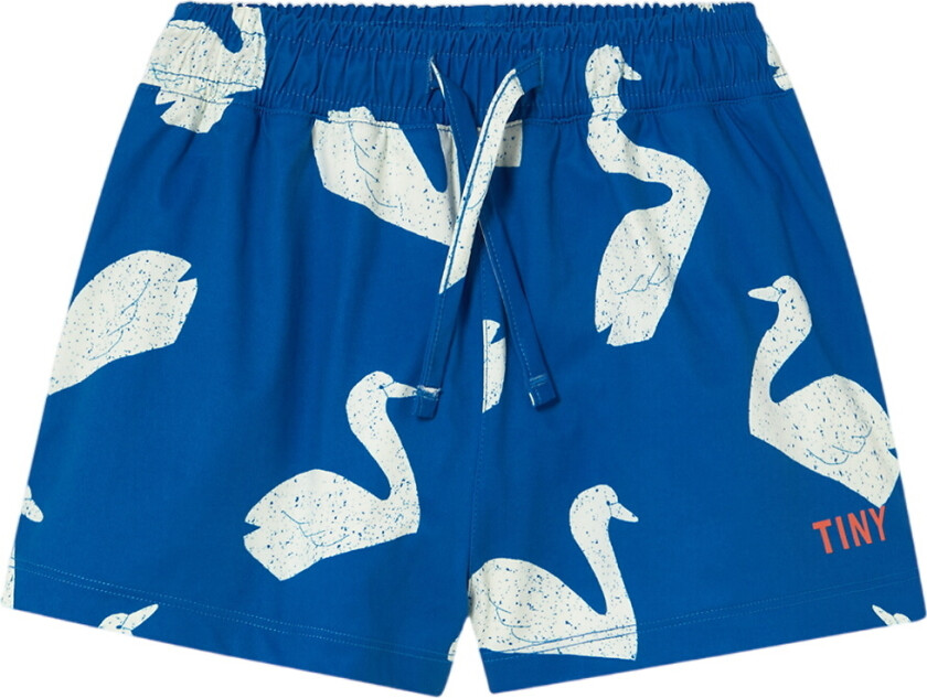 Badeshorts - BIG Svaner - Blå - - 8 år (128) - Badetøy