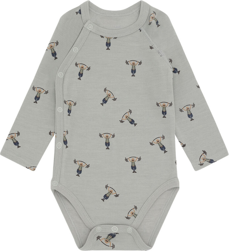 Omslagsbody I/e - HcBaloo - Forest Tåke - - 1 år (80) - Langermet Body