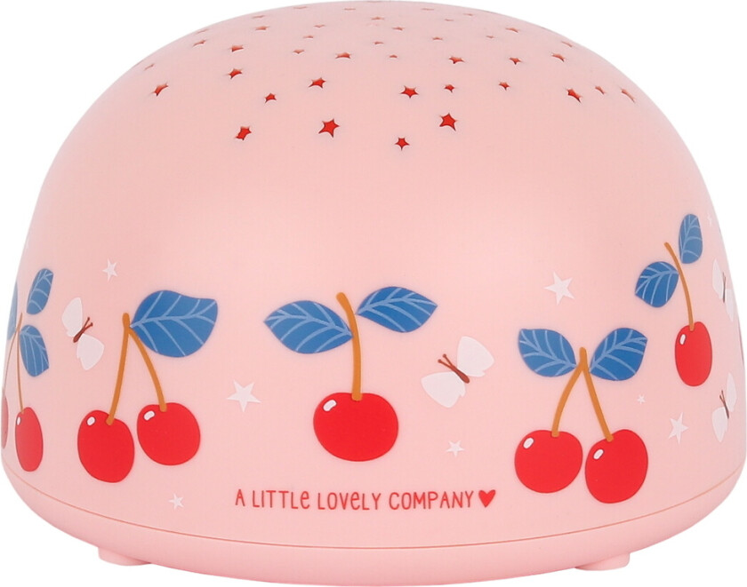 Projektørlampe - 14x9 cm - Kirsebær - - OneSize - Nattlampe