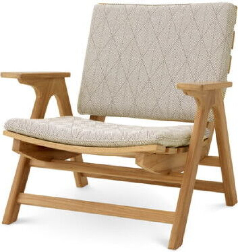 Oceanview fåtølje natural teak