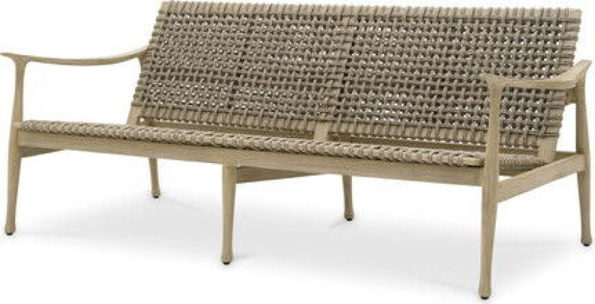 Manzo sofa greige rope