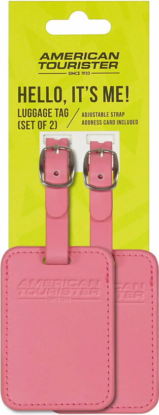 Ta Luggage Tag X2 - Pink - 8