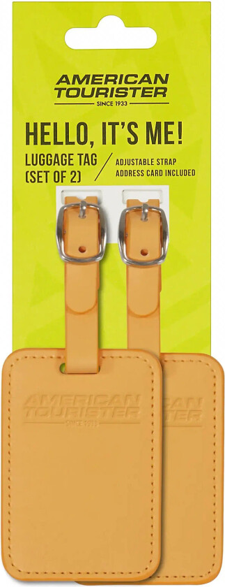 Ta Luggage Tag X2 - Orange - 8