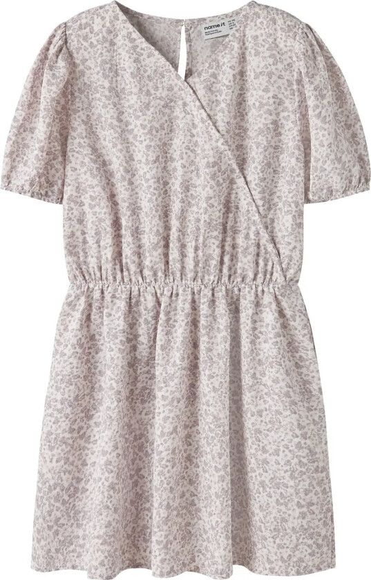 Nkffany Ss Wrap Dress Pb - Pink - 152