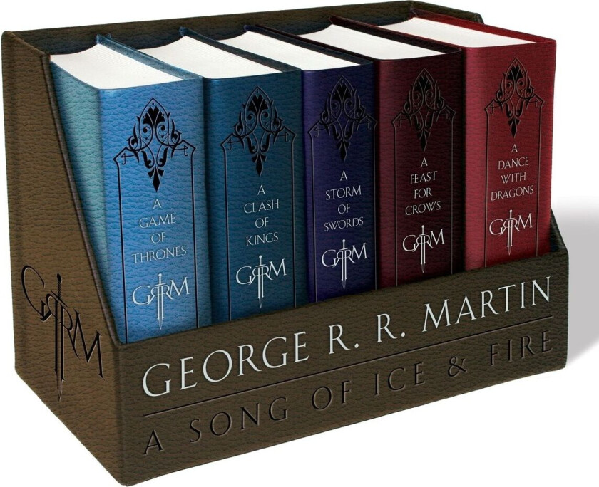 George R. R. Martin's A Game of Thrones Leather-Cloth Boxed Set (Song of Ice and Fire Series) av George RR Martin