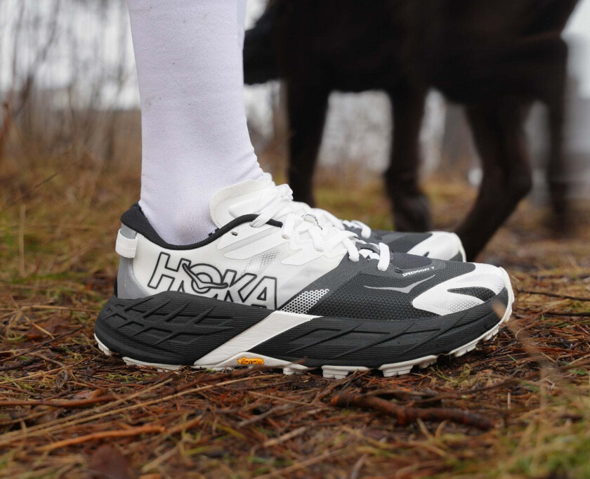 Speedgoat 7 Wide Dame Black/White 43 1/3